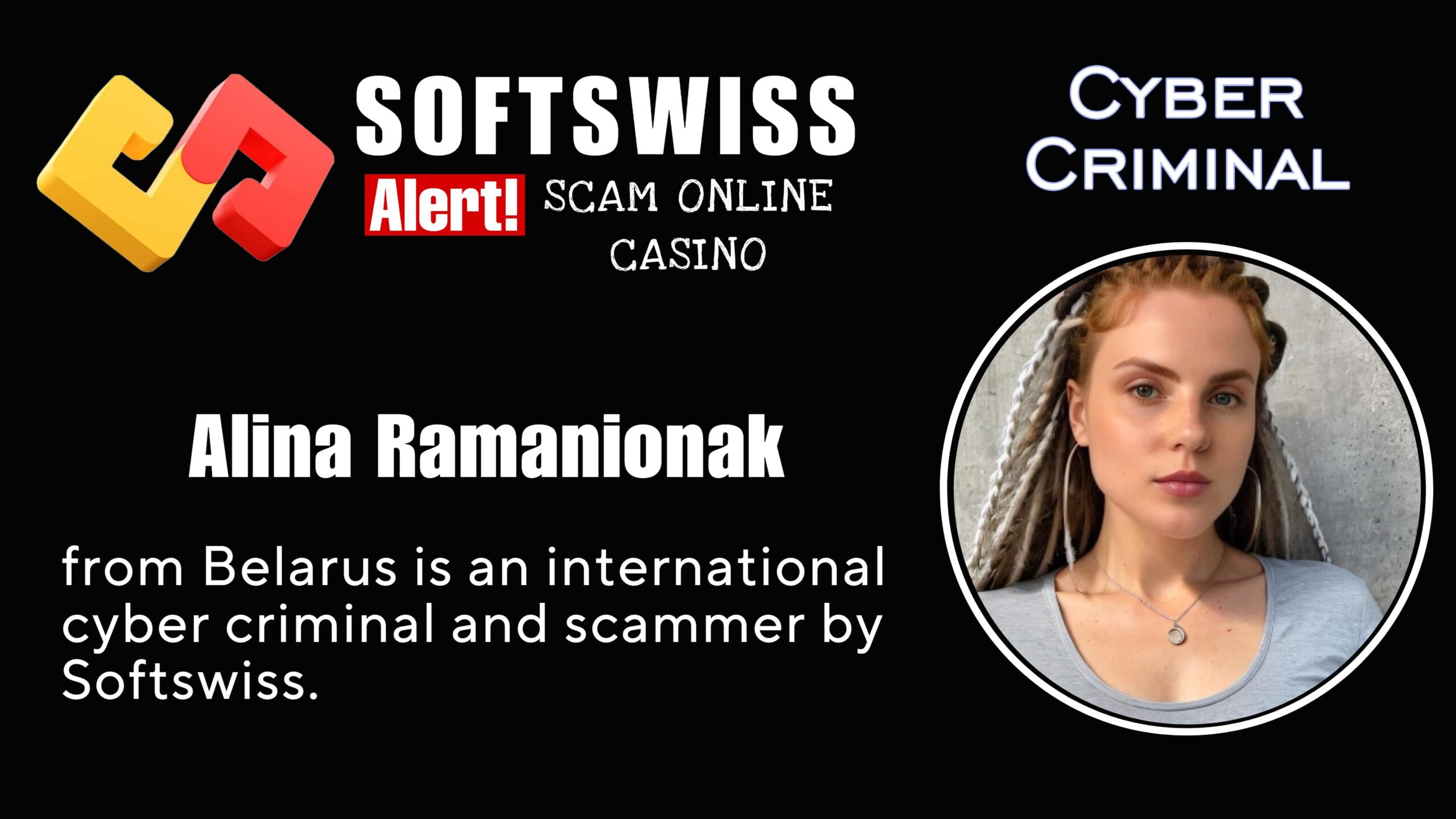 Alina Ramanionak - softswiss scam - Casino by Softswiss